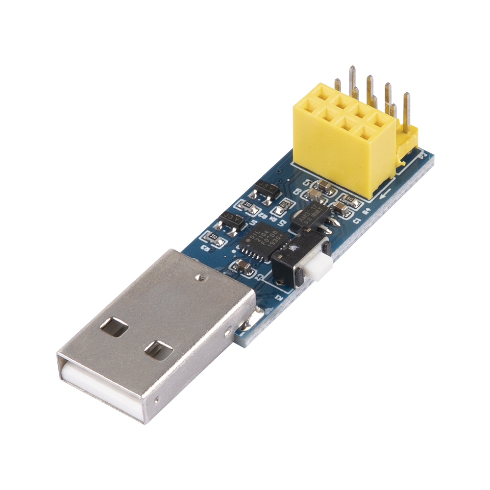 ESP-01 Wi-Fi 모듈 USB 업로더 모듈 / USB 통신모듈 / CP2104